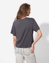 Majica kratkih rukava - Aplikacija - tamno siva