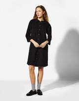 Kleid - Cord - schwarz