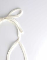 Top - Allacciatura al collo - bianco