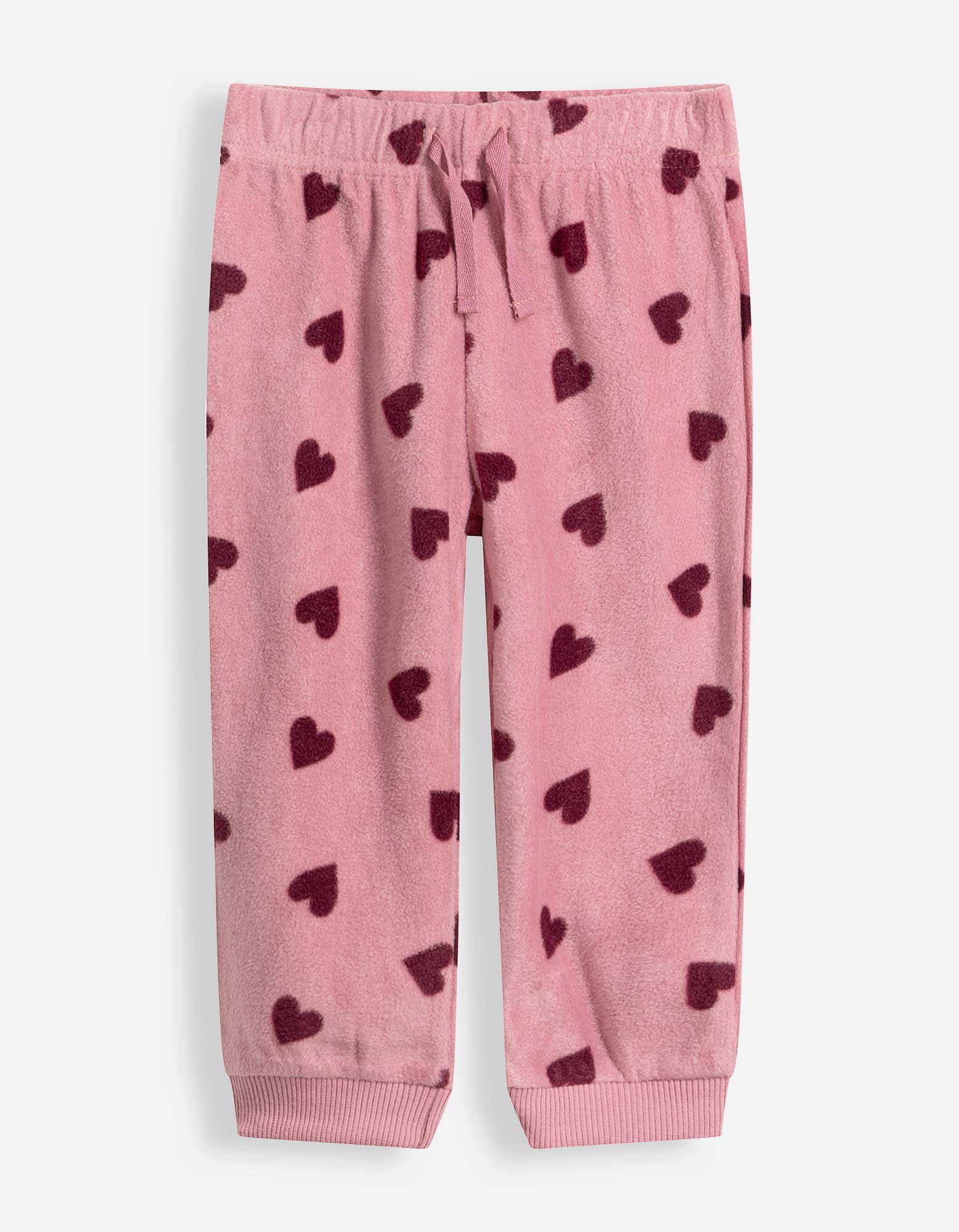 Set aus Kapuzenpullover und Hose - Fleece - Rosa
