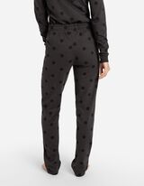 Pidžama pantalone - Vrpca na porubu - tamno-siva