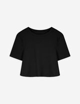 Umstandsshirt - Kurze Ärmel - schwarz