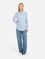 Blouse - Borstzak - blauw