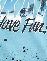 T-shirt - Cappuccio - blu