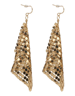 Damen Ohrringe mit Pl&auml;ttchen