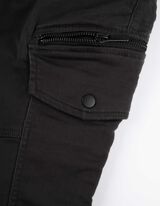 Hlače vojničkog stila - tamno siva