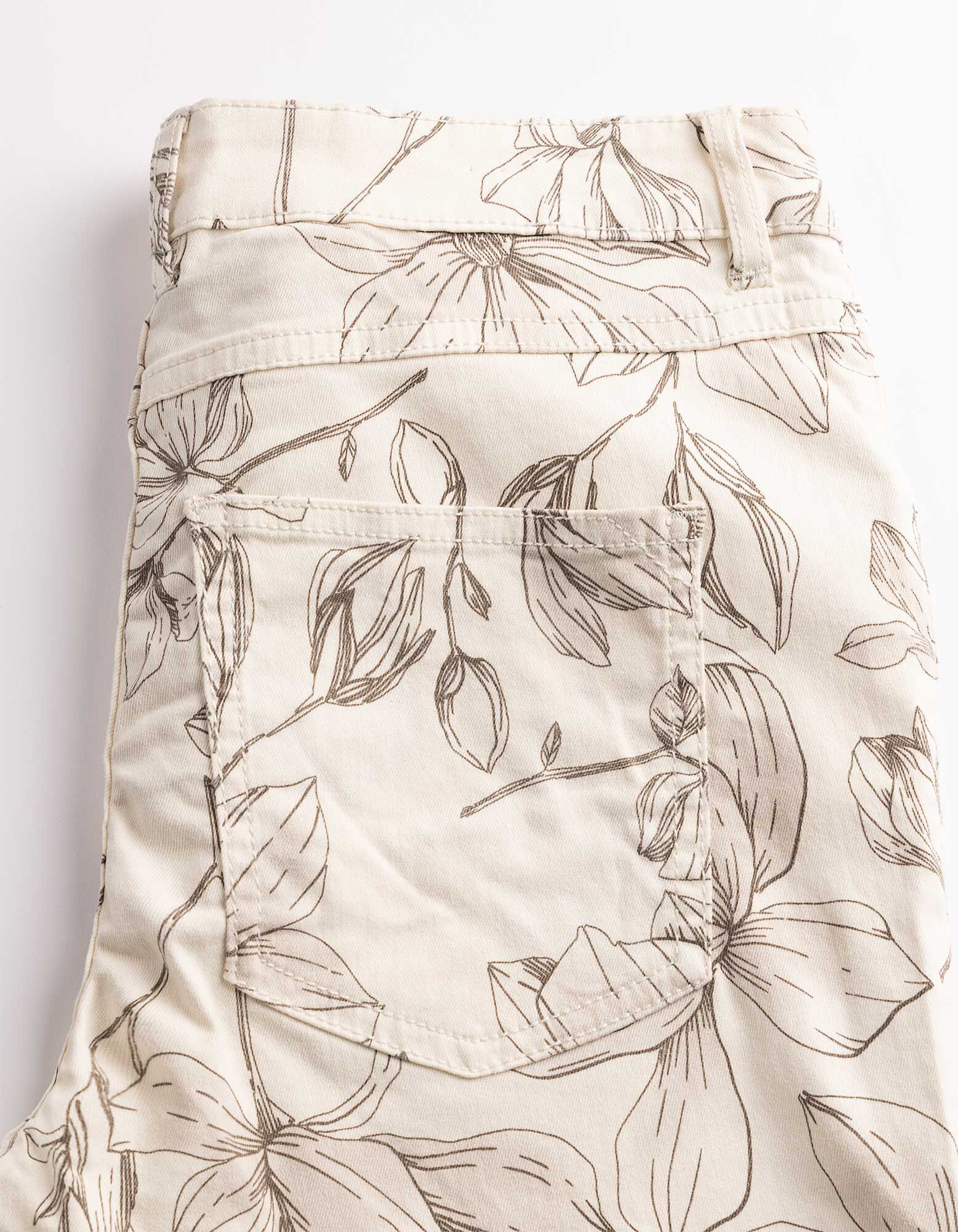 Caprihose - Twill - wei&szlig;