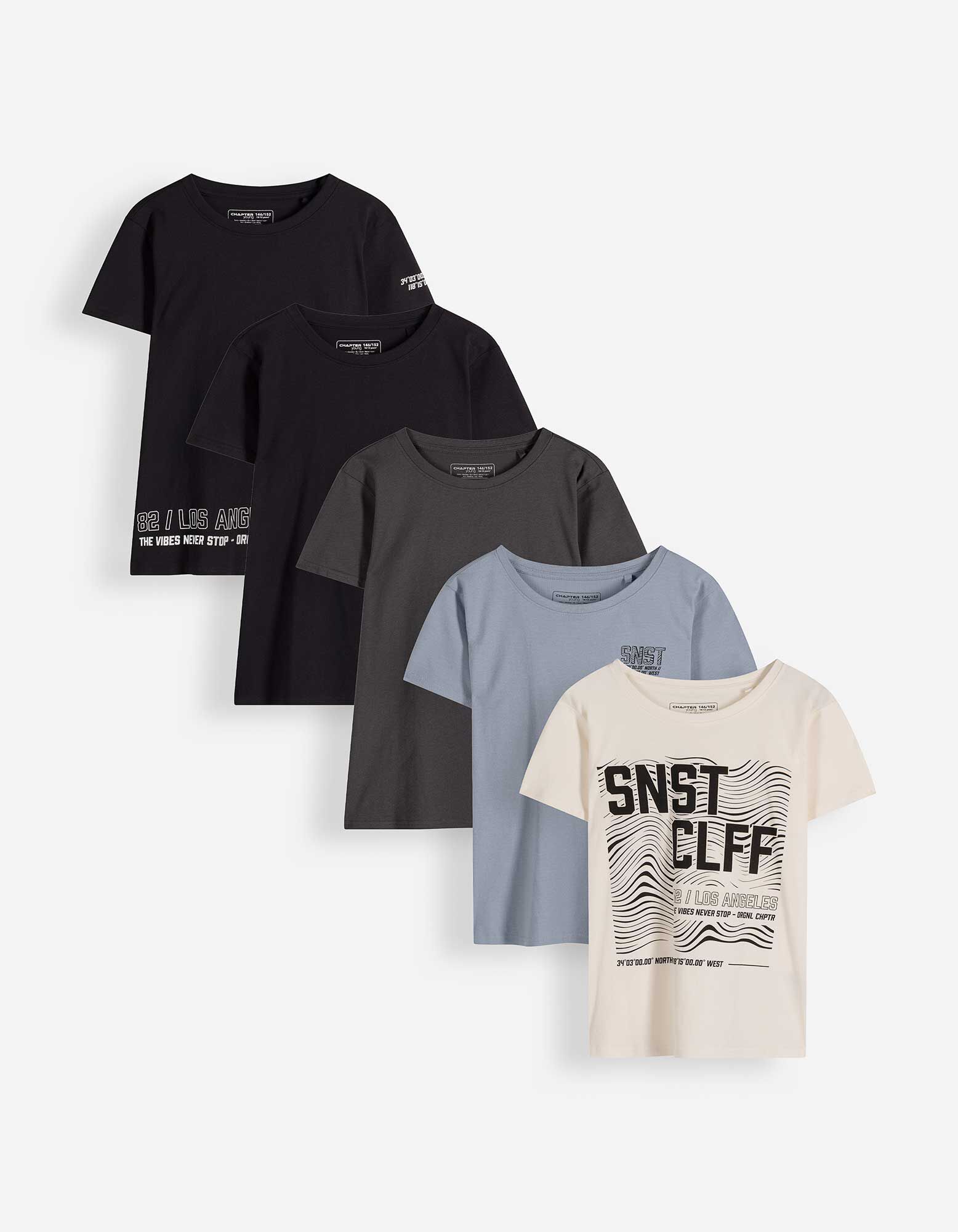 T-Shirt - 5er-Pack