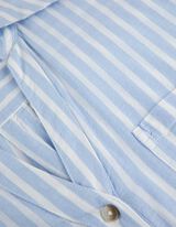 Košeľová blúzka - Bavlna - svetlomodra