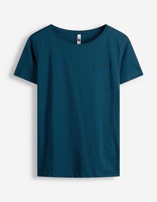 T-Shirt - Stickereien - Dunkelblau