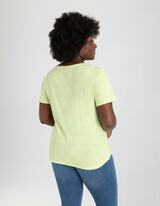 Tricou - Tipărire frontală - Verde deschis