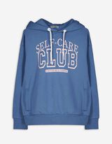 Hoodie - Frontprint - dunkelblau