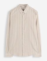 Overhemd - Linnenmix - wit