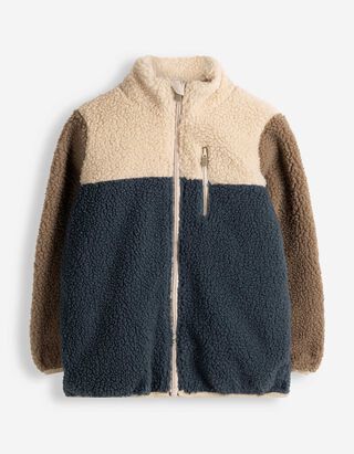 Jacke - Color-Blocking - blau