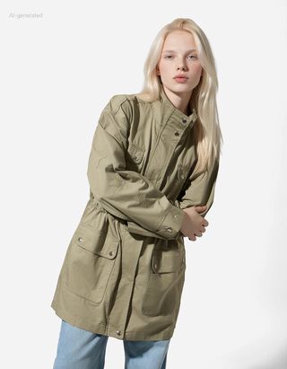 Bunda - Bavlna - sv. zelena