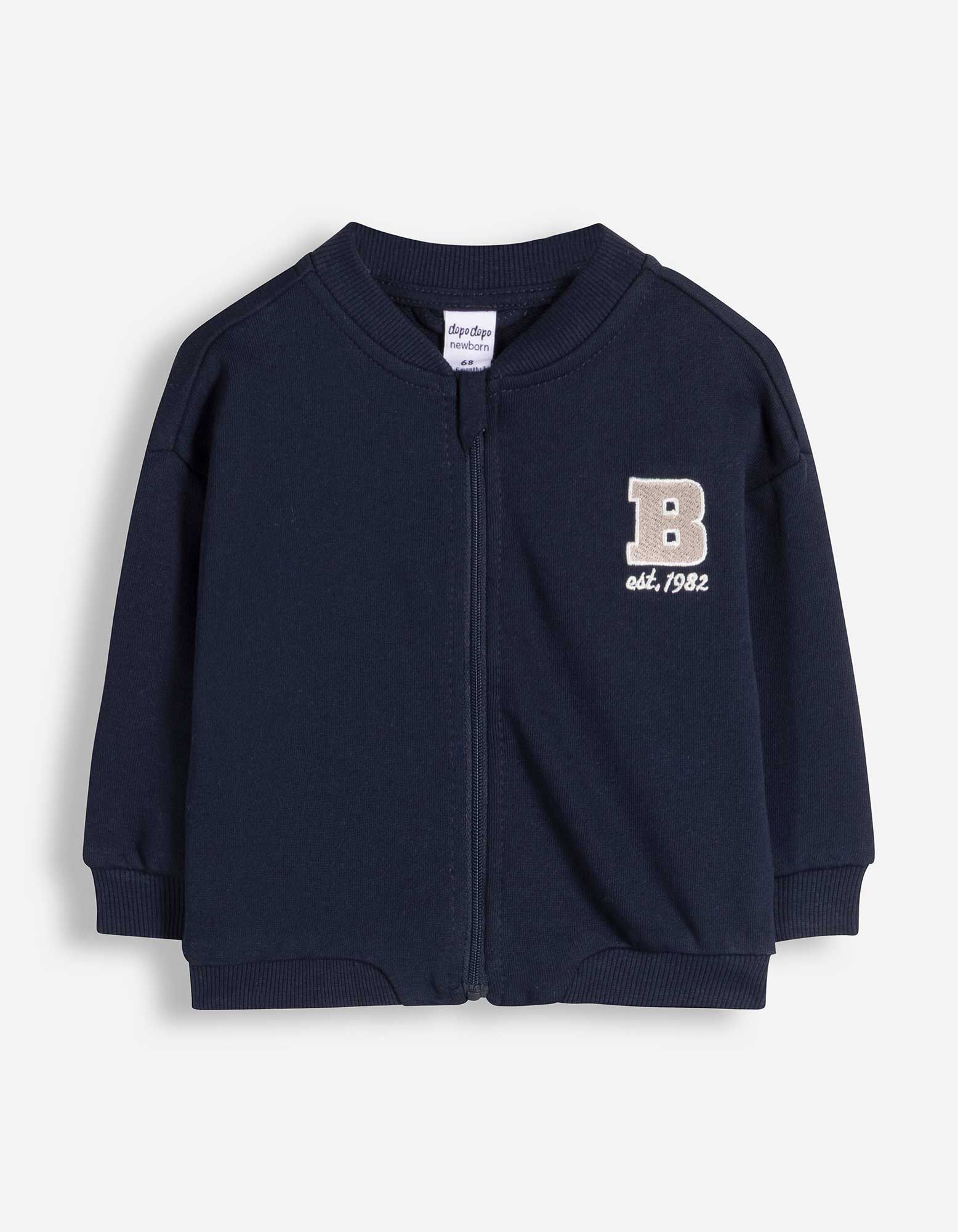 Sweatjacke - Sweat - Dunkelblau