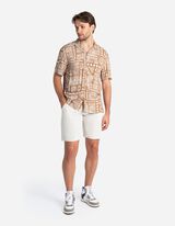 Férfi ing - LENZING™ ECOVERO™ - barna