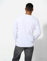 Marškinėliai ilgomis rankovėmis - Įprasto dydžio - baltas