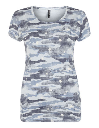 Damen T-Shirt mit Camouflage-Muster