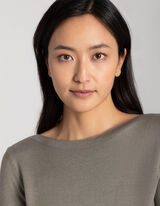 Pullover - viskoosisegu - tumeroheline