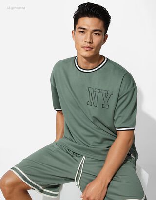 T-Shirt - Mesh - dunkelgr&uuml;n