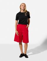 T-Shirt - Stickerei - Schwarz