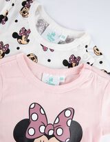 Bodi s kratkimi rokavi - pakiranje po 2 kosa - roza