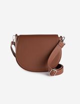 Schultertasche - Druckknopf-Lasche