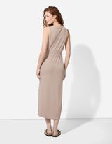 Šaty - Směs s viskózou - béžová