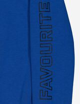 Felpa con cappuccio - Stampa - blu