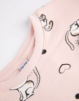 Longpullover - Sweat - rosa