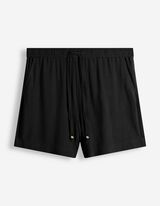 Bermuda  - Leinen-Optik - schwarz