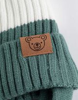 Mütze - Color-Blocking - grün