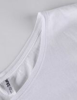 T-shirt - Druk z przodu - bialy