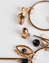 fülbevaló - Ventilator - zlatna