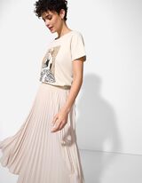 Voltidega seelik - Voldid - valge