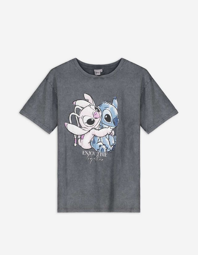 Póló - Lilo és Stitch - sotetszurke