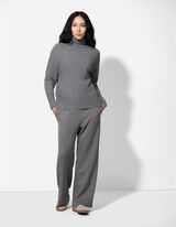 Pullover - Oversized Fit - grau