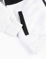 Jachetă sport - Conținut de viscoză - Gri deschis