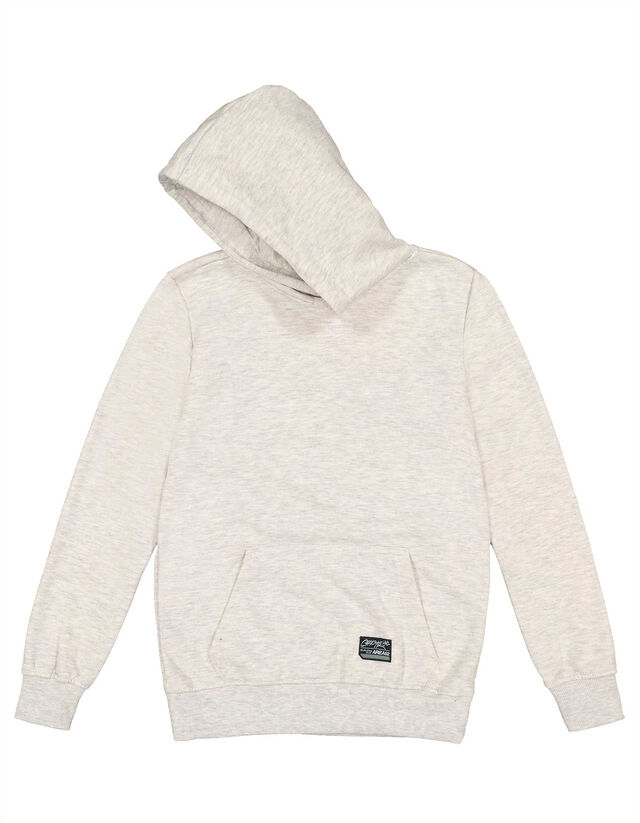 Felpa con cappuccio - Tasca a marsupio - grigio chiaro