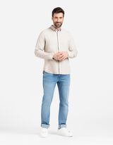 Camicia - Misto lino - beige