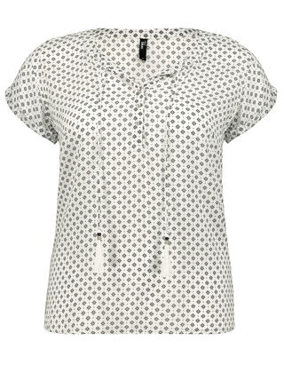 Damen Bluse mit gepunktetem Muster