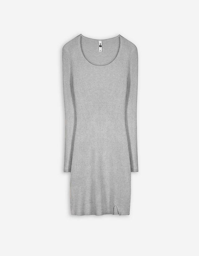 Abito a maglia - Misto viscosa - grigio