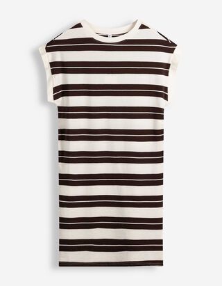 Kleid - gerade geschnitten - Off-White