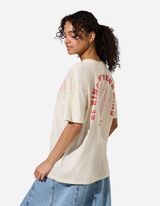 T-shirt - Impronta sul retro - Bianco sporco