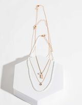 Collana - Confezione da 3 pezzi - oro