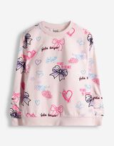 Dukserica - &Scaron;areni print - roze