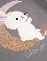 koszulka z długim rękawem - Frontprint - ciemny szary