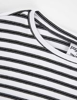 Maglia a manica lunga - Righe - bianco