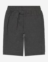 Bermuda &scaron;ortai  - Mezginys stulpeliu - tamsiai pilkas